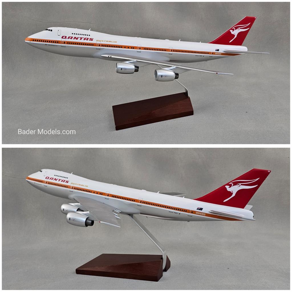 Qantas - B747-200 (RR) - (1:100)